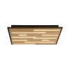 Paul Neuhaus Q-Serie Q-Akustik Applique e plafoniera LED Marrone, Nero, 1-Luce, Telecomando