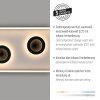 Illuminazione Paul Neuhaus Dune Plafoniera LED Nero, 1-Luce, Telecomando