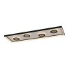 Illuminazione Paul Neuhaus Dune Plafoniera LED Nero, 1-Luce, Telecomando