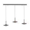 Illuminazione Paul Neuhaus Vitrum Lampada a sospensione LED Grigio, 6-Luci