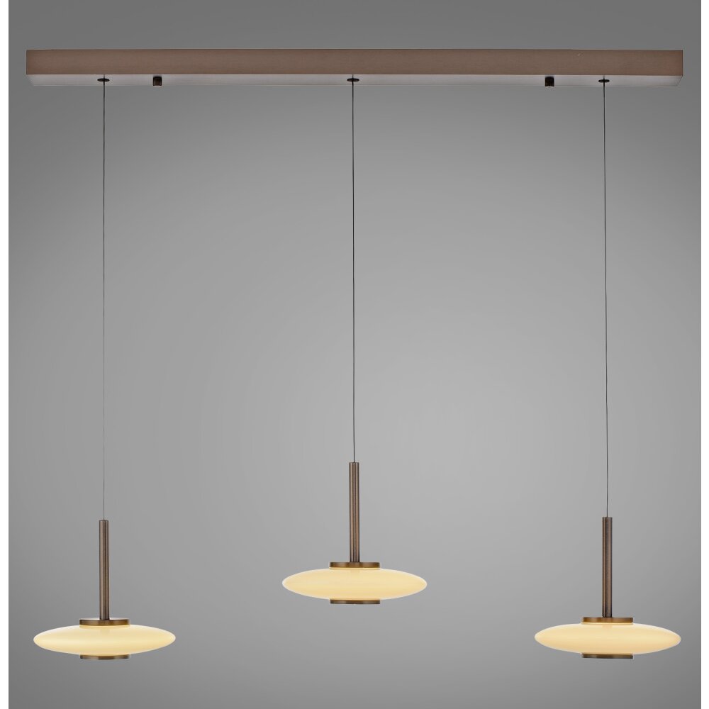 Illuminazione Paul Neuhaus Vitrum Lampada a sospensione LED Marrone, 6-Luci main product photo