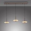 Illuminazione Paul Neuhaus Vitrum Lampada a sospensione LED Marrone, 6-Luci