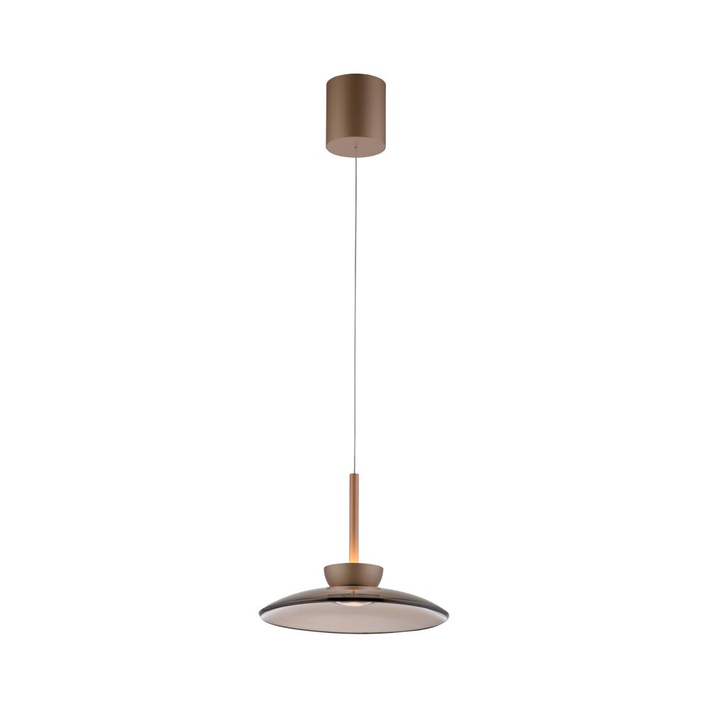 Illuminazione Paul Neuhaus Moon Lampada a sospensione LED Bronzo, 2-Luci