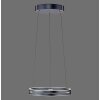 Illuminazione Paul Neuhaus E-Loop Lampada a sospensione LED Grigio, 2-Luci, Telecomando