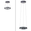 Illuminazione Paul Neuhaus E-Clipse Lampada a sospensione LED Grigio, 2-Luci, Telecomando
