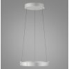 Illuminazione Paul Neuhaus E-Clipse Lampada a sospensione LED Argento, 2-Luci, Telecomando