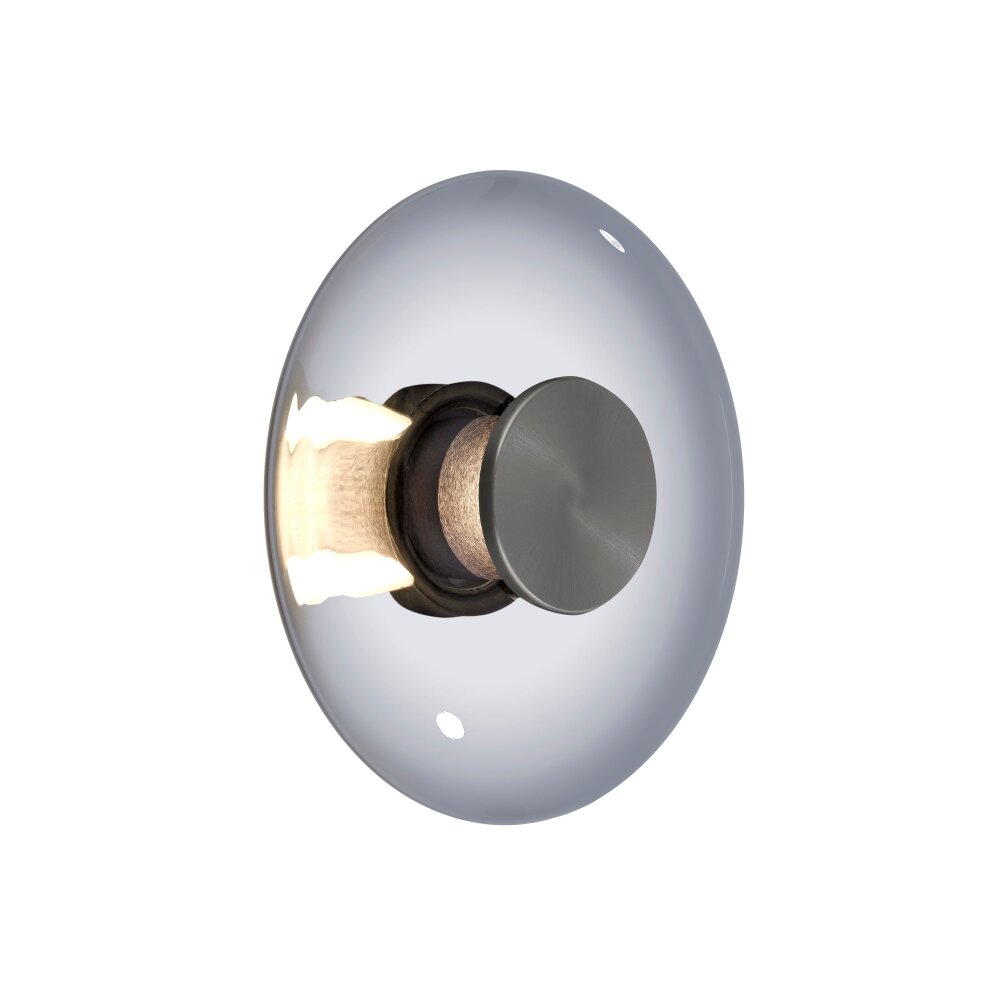 Illuminazione Paul Neuhaus Vitrum Applique e plafoniera LED Grigio, 1-Luce