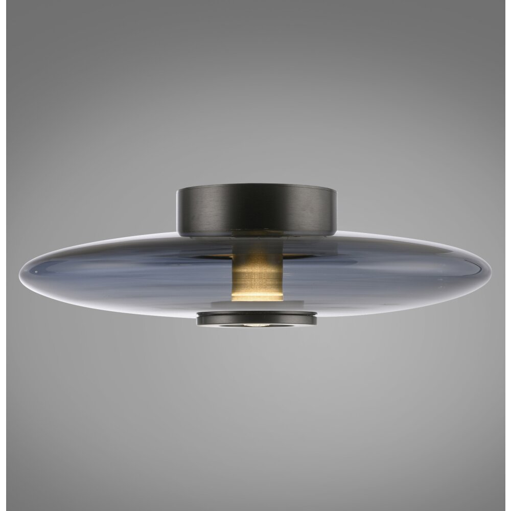 Illuminazione Paul Neuhaus Vitrum Plafoniera LED Grigio, 2-Luci main product photo