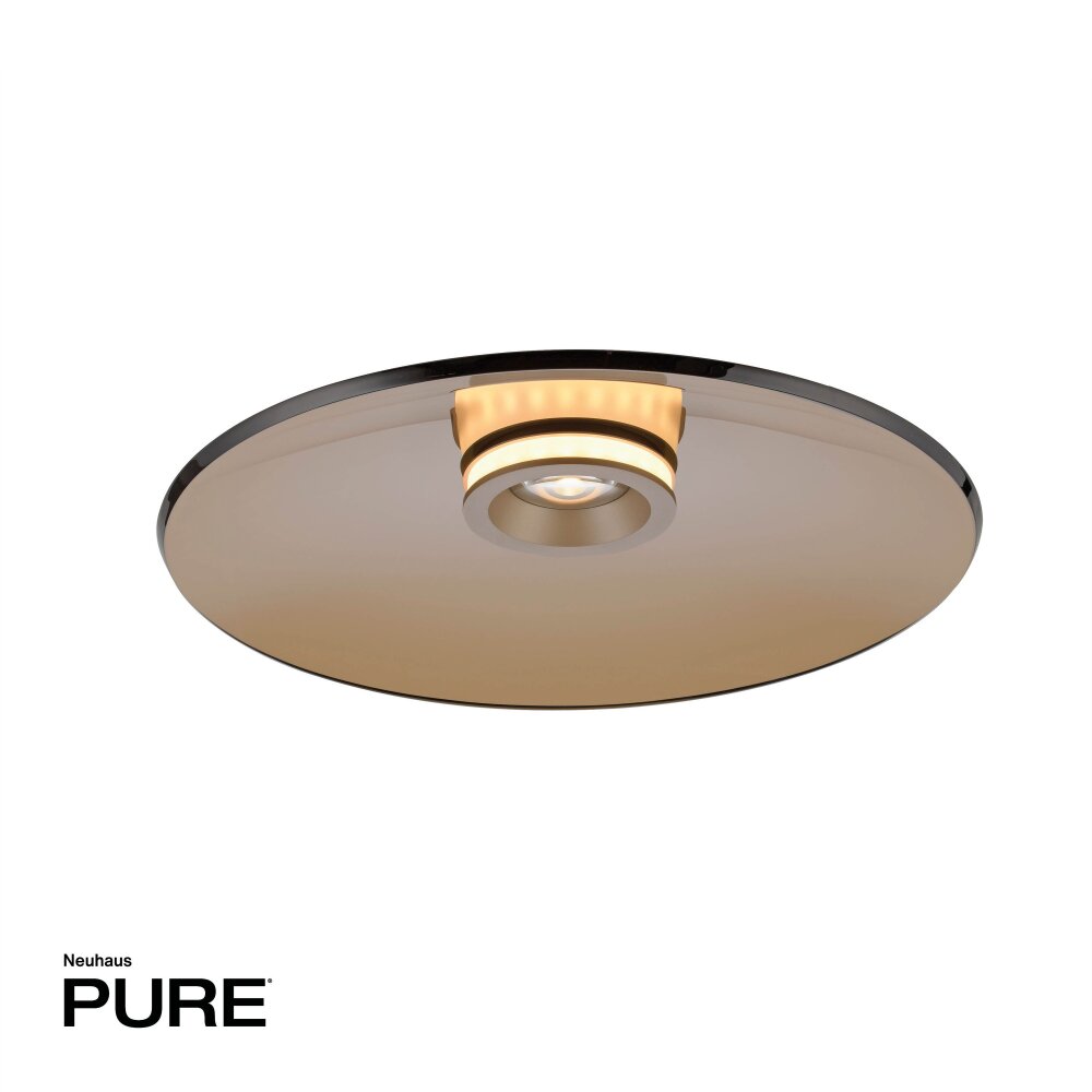 Illuminazione Paul Neuhaus Moon Plafoniera LED Bronzo, 2-Luci