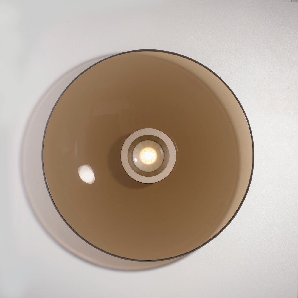 Illuminazione Paul Neuhaus Moon Plafoniera LED Bronzo, 2-Luci