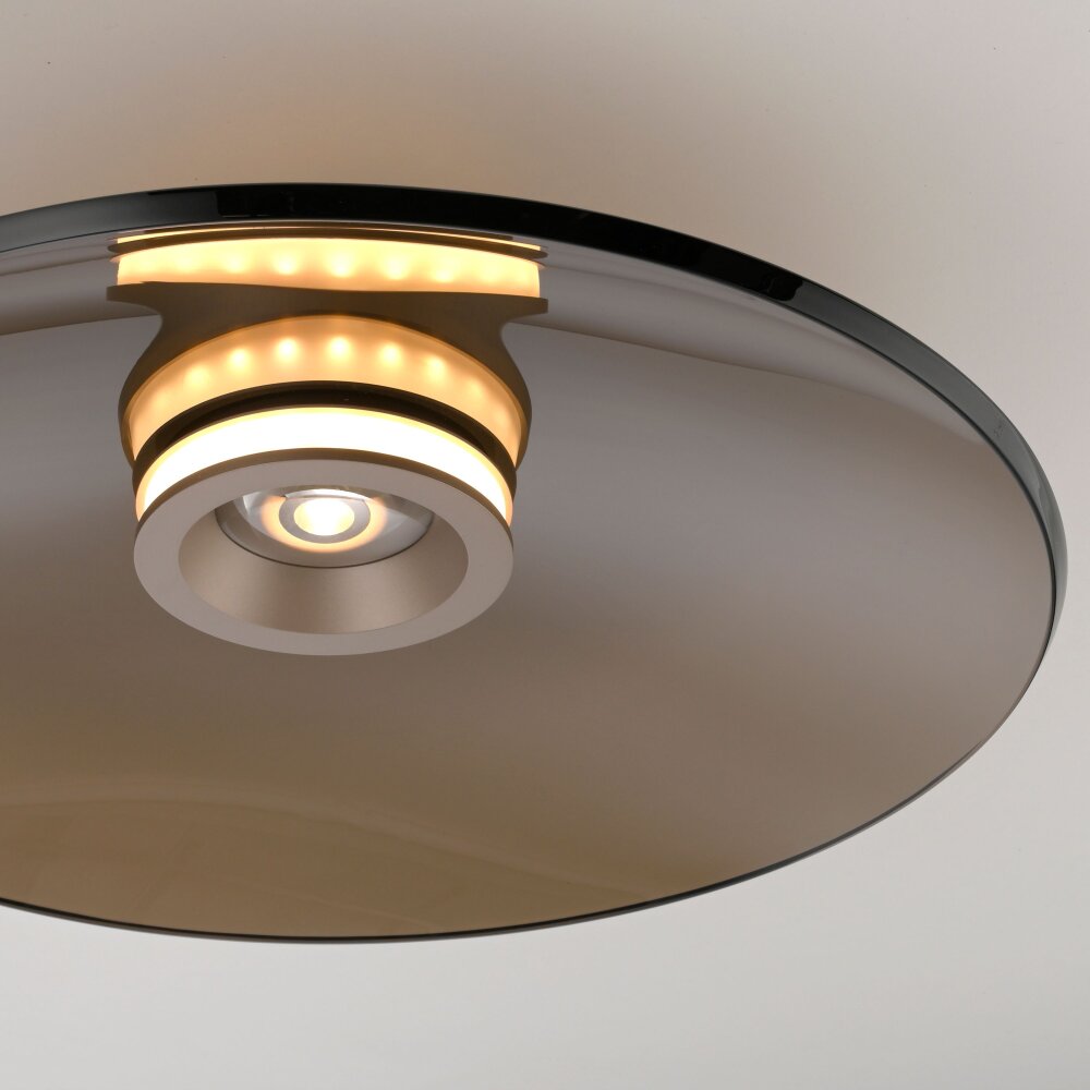 Illuminazione Paul Neuhaus Moon Plafoniera LED Bronzo, 2-Luci