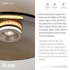 Illuminazione Paul Neuhaus Moon Plafoniera LED Bronzo, 2-Luci