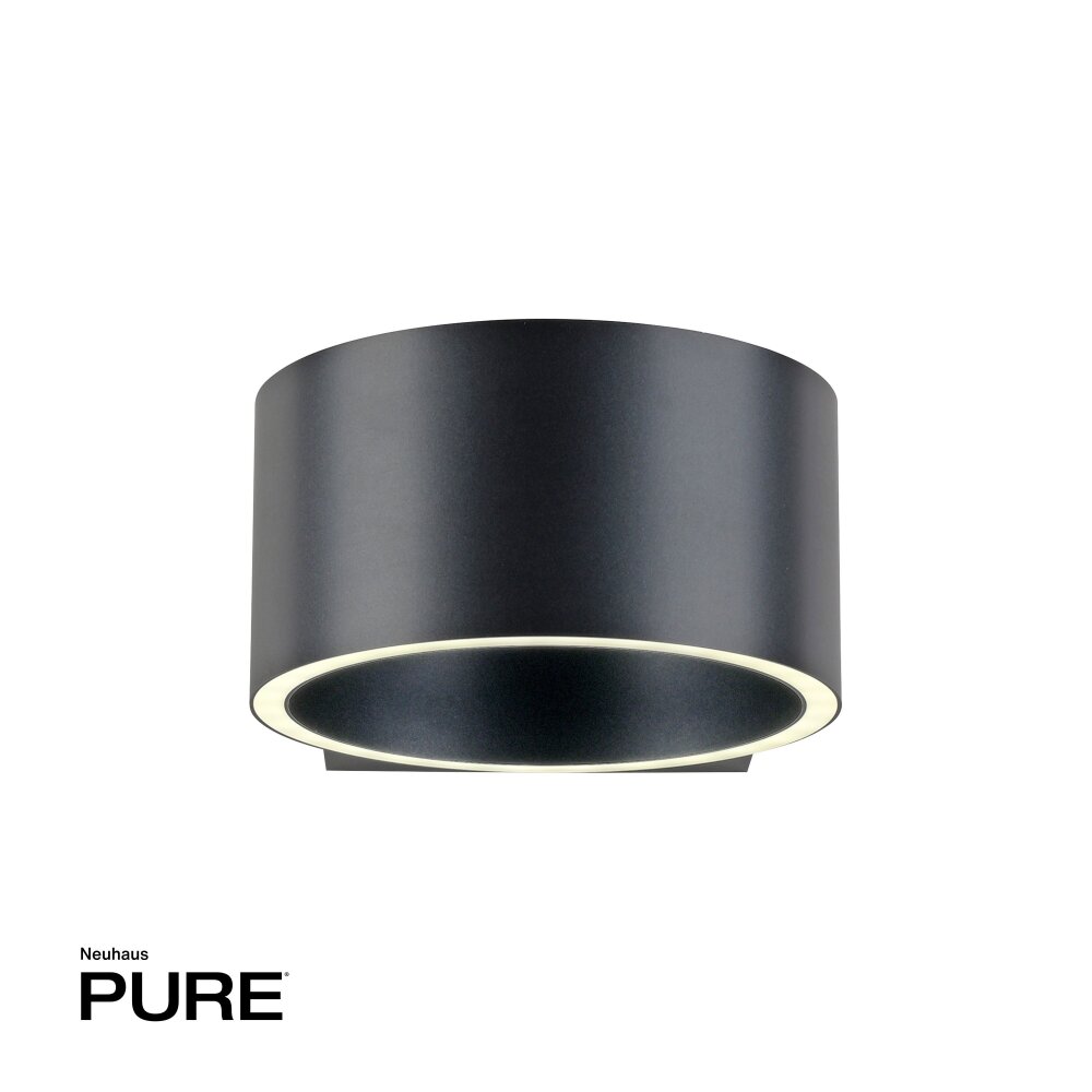 Illuminazione Paul Neuhaus Clipse Applique LED Grigio, 2-Luci