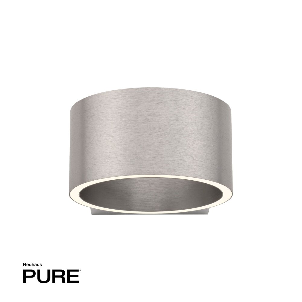 Illuminazione Paul Neuhaus Clipse Applique LED Argento, 2-Luci