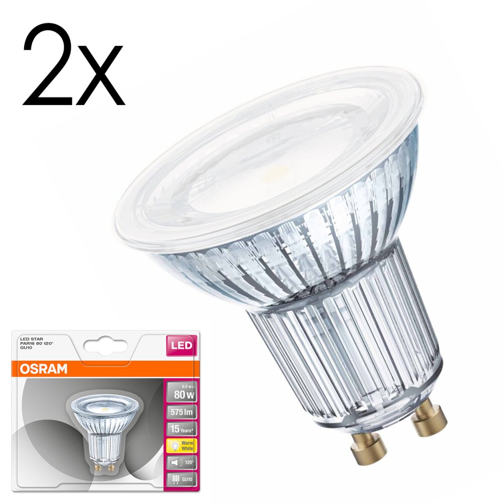 Illuminazione Osram GU10 6.5 Watt Bianco caldo 620 Lumen main product photo