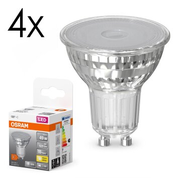 Illuminazione Osram GU10 6.5 Watt Bianco caldo 620 Lumen Illuminazione Osram GU10 6.5 Watt Bianco caldo 620 Lumen