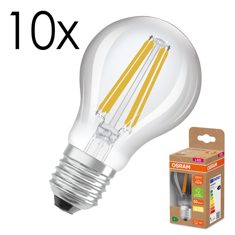 Illuminazione Osram E27 7.2 Watt Bianco caldo 1521 Lumen main product photo