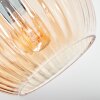 Koyoto Plafoniera, Lampada a sfera Ambrato, 7-Luci
