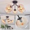 Koyoto Plafoniera, Lampada a sfera 52 cm Ambrato, Chiaro, 5-Luci
