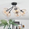 Koyoto Plafoniera, Lampada a sfera 52 cm Ambrato, Chiaro, 5-Luci