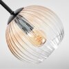 Koyoto Plafoniera, Lampada a sfera 52 cm Ambrato, Chiaro, 5-Luci
