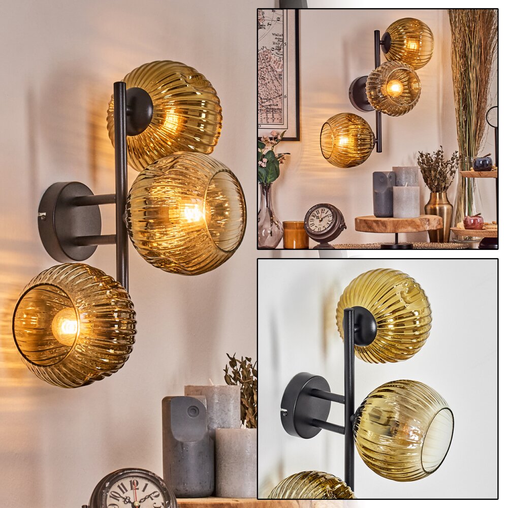 Ripoll Lampada a sfera, Applique Oro, Chiaro, 3-Luci main product photo
