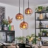 Ripoll Lampadario a sospensione, Lampada a sfera, Lampada a sospensione a cluster Chiaro, Ramato, 3-Luci