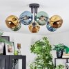 Ripoll Plafoniera, Lampada a sfera Blu, Oro, Verde, 7-Luci