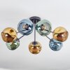 Ripoll Plafoniera, Lampada a sfera Blu, Oro, Verde, 7-Luci