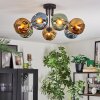 Ripoll Plafoniera, Lampada a sfera Blu, Oro, Verde, 7-Luci