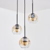 Ripoll Lampadario a sospensione, Lampada a sfera, Lampada a sospensione a cluster Ambrato, Chiaro, 3-Luci