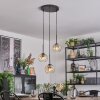 Ripoll Lampadario a sospensione, Lampada a sfera, Lampada a sospensione a cluster Ambrato, Chiaro, 3-Luci
