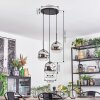 Ripoll Lampadario a sospensione, Lampada a sfera, Lampada a sospensione a cluster Chiaro, Grigio fumo, 3-Luci