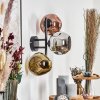 Ripoll Lampada a sfera, Applique Cromo, Oro, Ramato, Grigio fumo, 3-Luci