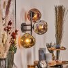 Ripoll Lampada a sfera, Applique Cromo, Oro, Ramato, Grigio fumo, 3-Luci