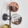 Ripoll Lampada a sfera, Applique Cromo, Oro, Ramato, Grigio fumo, 3-Luci