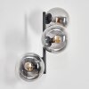 Gastor Lampada a sfera, Applique Chiaro, Grigio fumo, 3-Luci Gastor Lampada a sfera, Applique Chiaro, Grigio fumo, 3-Luci