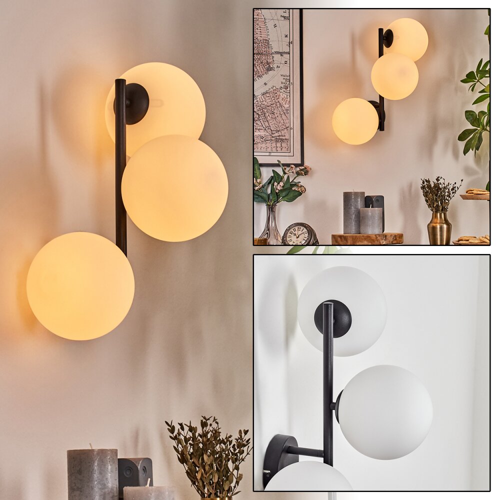 Gastor Lampada a sfera, Applique Bianco, 3-Luci main product photo