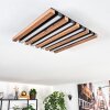 Tandragee Plafoniera, Panel LED Aspetto del legno, Nero, 1-Luce
