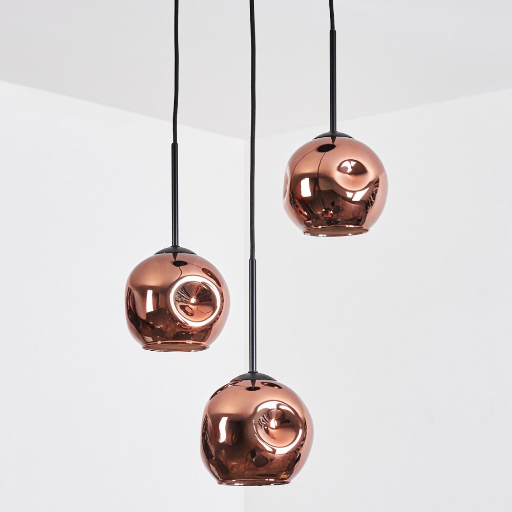 Ripoll Lampadario a sospensione, Lampada a sfera, Lampada a sospensione a cluster Ramato, 3-Luci