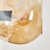 Ripoll Lampada a sfera, Applique Ambrato, Chiaro, Grigio fumo, 3-Luci