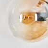 Gastor Lampada a sfera, Applique Ambrato, Chiaro, Grigio fumo, 3-Luci