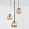 Ripoll Lampadario a sospensione, Lampada a sfera, Lampada a sospensione a cluster Ambrato, 3-Luci