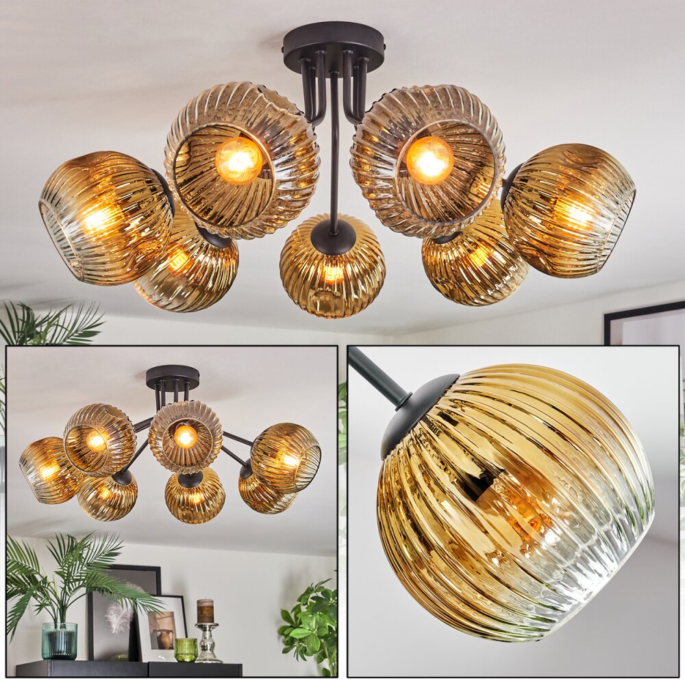 Ripoll Plafoniera, Lampada a sfera Oro, Chiaro, 7-Luci main product photo