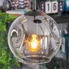 Ripoll Lampadario a sospensione, Lampada a sfera, Lampada a sospensione a cluster Chiaro, Grigio fumo, 4-Luci