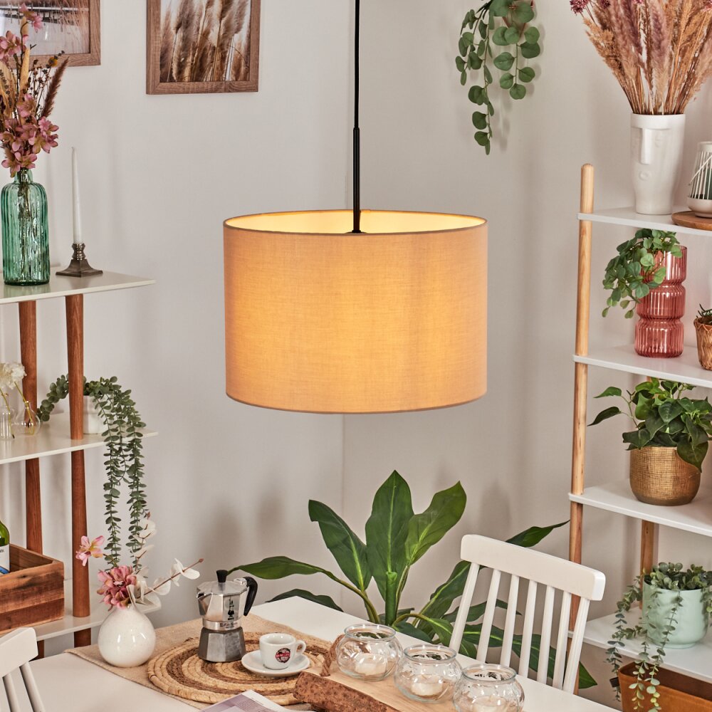 Soungou Lampadario a sospensione, Lampada a sospensione beige, 1-Luce main product photo