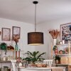 Bassagoda Lampadario a sospensione, Lampada a sospensione Nero, Bianco, 1-Luce