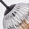 Ripoll Lampadario a sospensione, Lampada a sfera, Lampada a sospensione a cluster Chiaro, Grigio fumo, 3-Luci