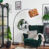 Cando Lampada da terra Cromo, Nero, 1-Luce