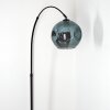 Ripoll Lampada da terra, Lampade ad arco Nero, 1-Luce